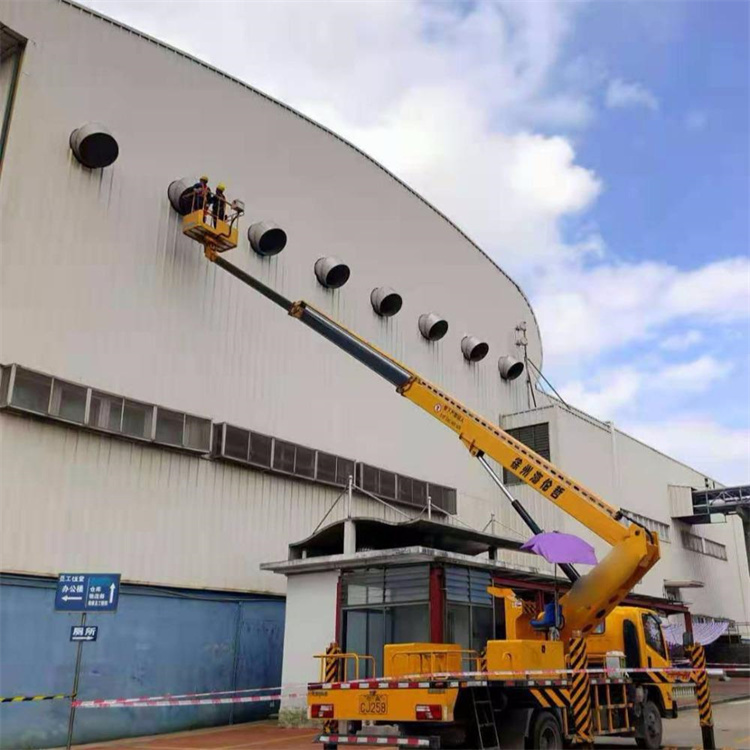 义乌高空作业车出租服务：专业广告牌安装解决方案