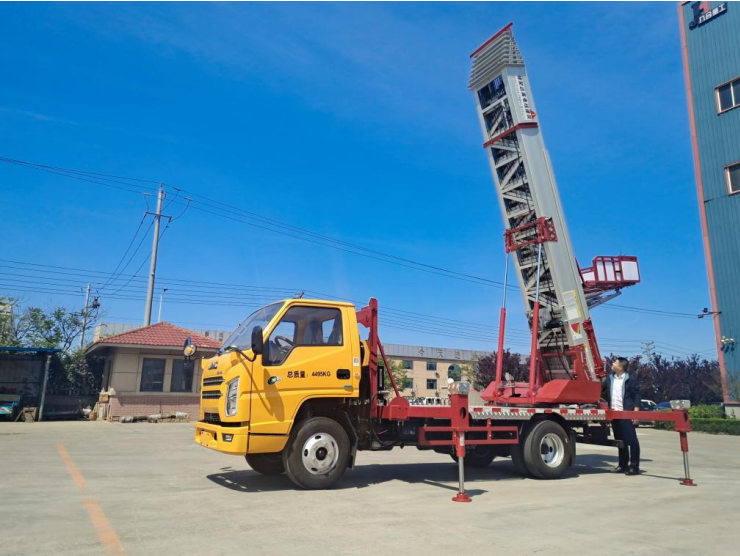 义乌常年租赁32米云梯车